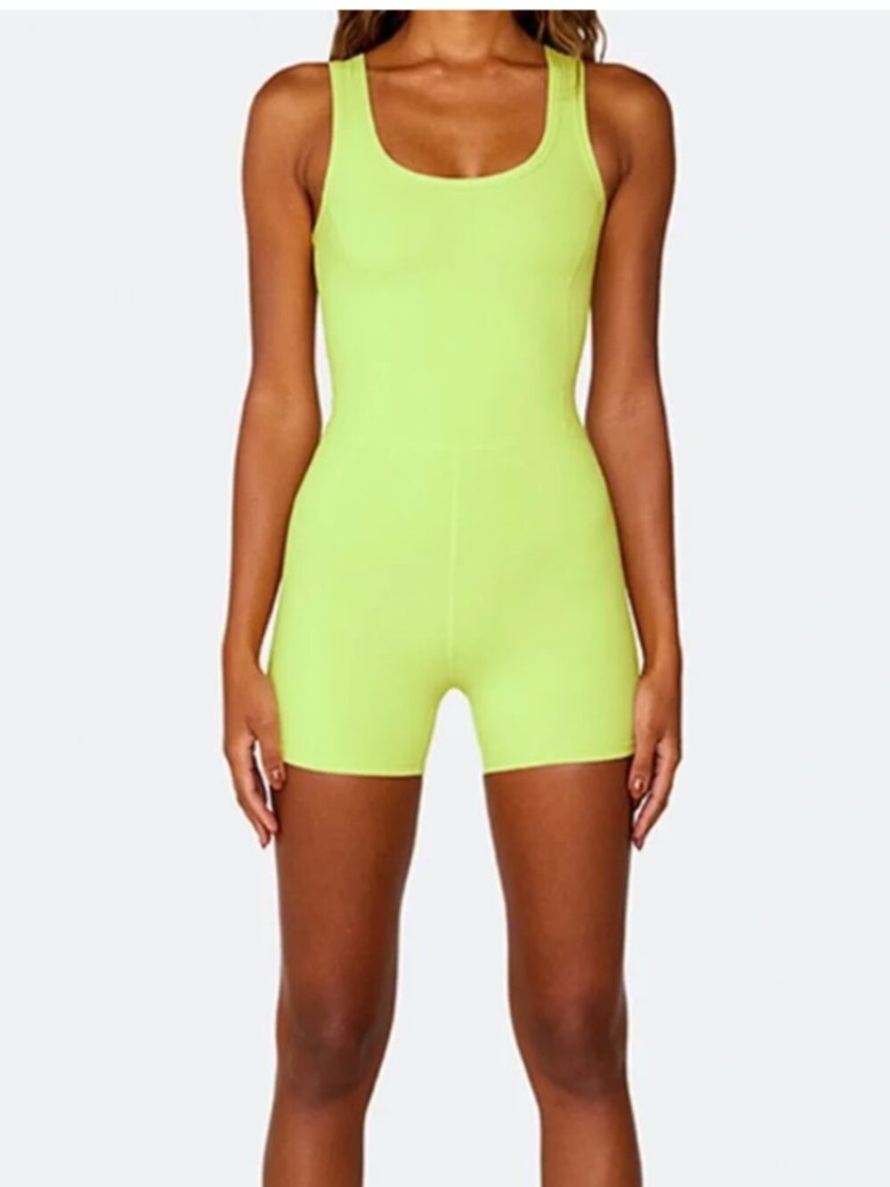 SET Active Sportbody Shortysuit, Highlighter, Size Small